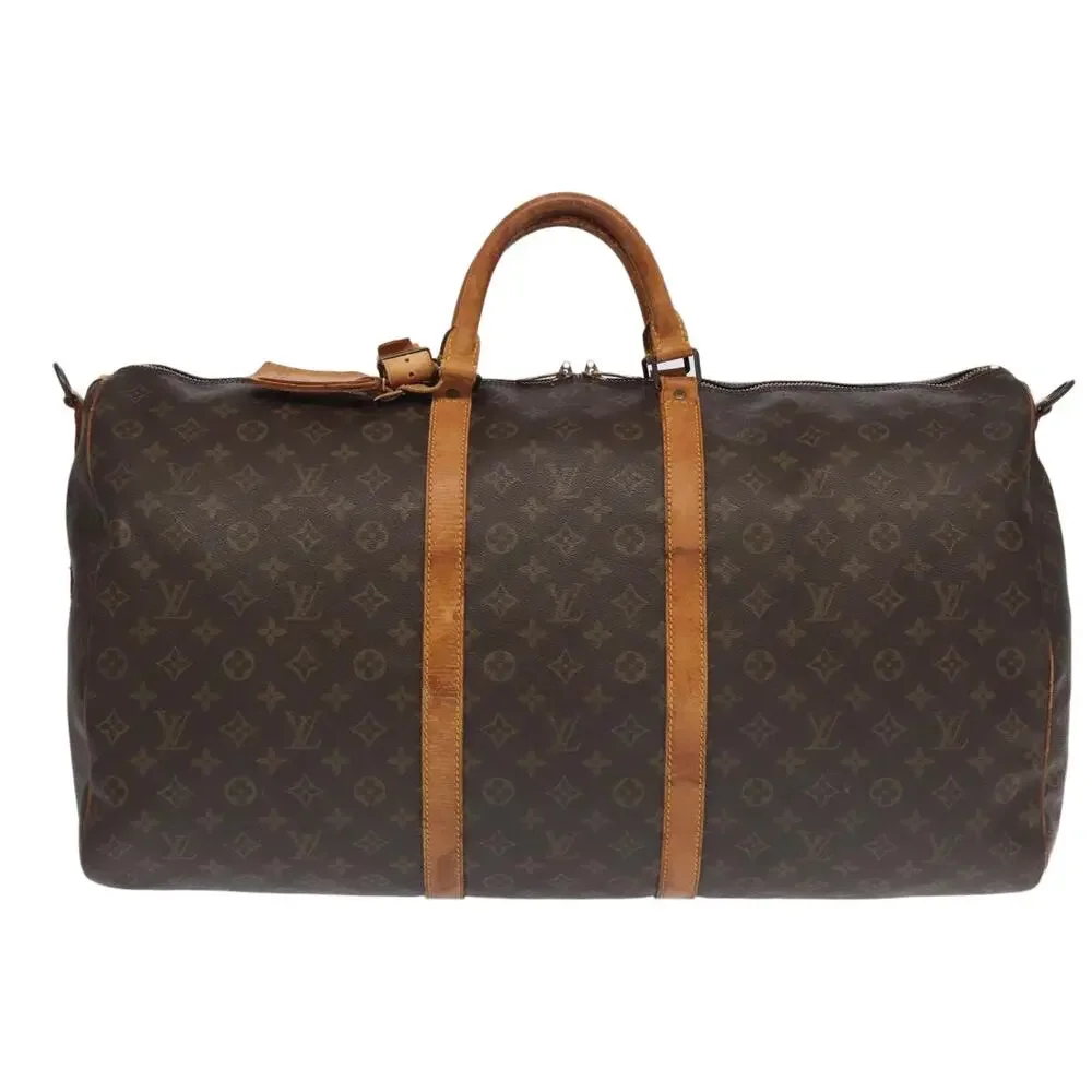 LOUIS VUITTON Monogram Keepall Bandouliere 60 Boston Bag M41412